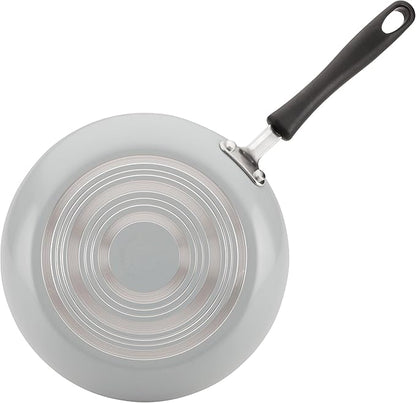 Farberware Cookstart DiamondMax Nonstick Cookware/Pots and Pans Set, Dishwasher Safe, Includes Baking Pan and Cooking Tools, 15 Piece - Silver