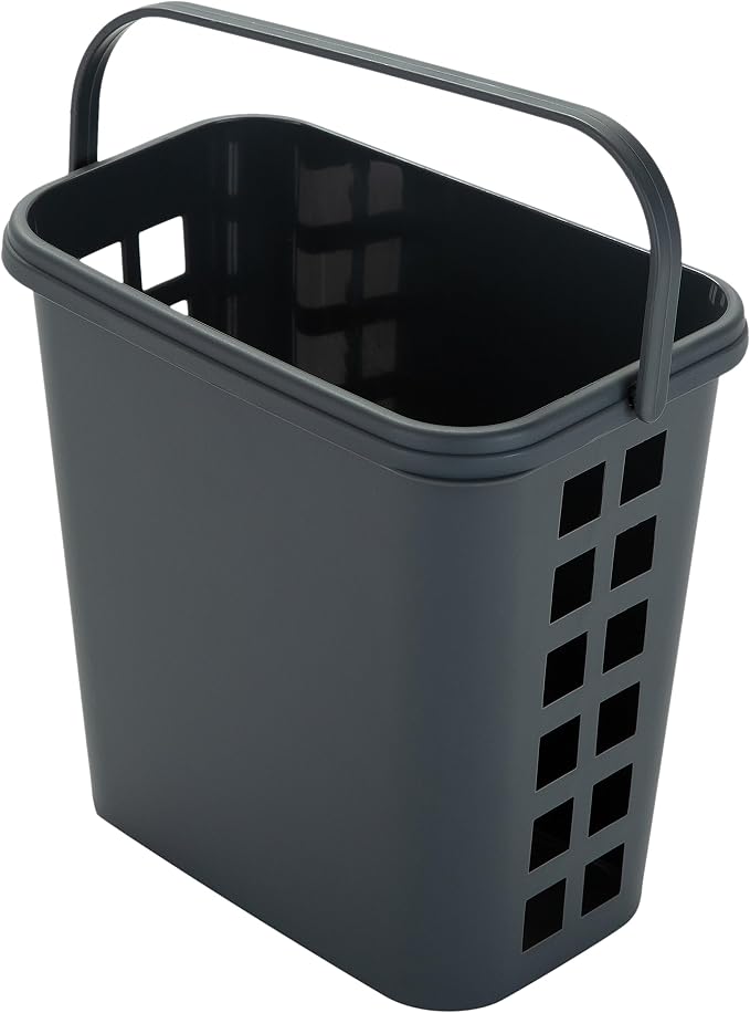 Bath Bliss 2 in 1 Portable, Bathroom Shower Caddy for Shampoo, Conditioner, Soap, and Cosmetics, in Grey Bath Tote (26118-GREY)
