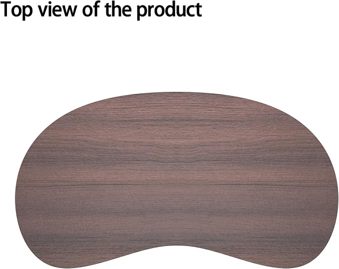 Folding Coffee Table,Mid Century Modern Coffee Table Irregular,Kidney Foldable Table,Small Farmhouse Coffee Tables Portable Table for Small Spaces,Living Room,Sofa,Bedroom Gallery,Easy Assembly,Walnut