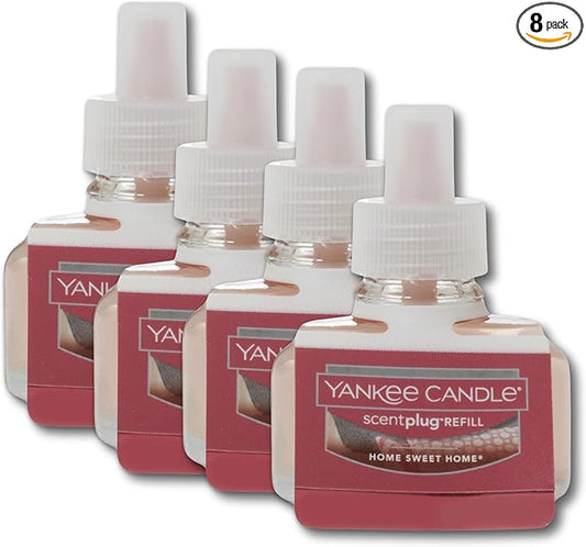 Yankee Candle ScentPlug Refill (2.5 Ounce (Pack of 4), Home Sweet Home)
