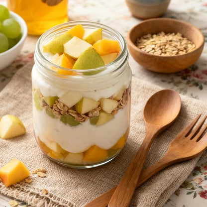 Overnight Oats Containers with Lids, 16oz Wide Mouth Mason Jars with Lids, 6 Pack Glass Jars with Airtight lid for Chia Pudding Yogurt Salad, Meal Prer Oatmeal Jars, Blue