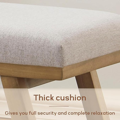 45" Entryway Bench Upholstered Storage Bench for Bedroom Shoe Rack Bench for Living Room, Hallway, Mudroom, Balcony, Sturdy Indoor Bench Seat Holds Up to 300 lbs (Light Grey)
