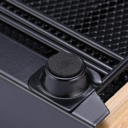 Flagship Coffee Pod Holder for Nespresso Originalline Capsule Holder Drawer Pod Storage Drawer 60 Capacity, Black Metal & Bamboo Coffee Drawer