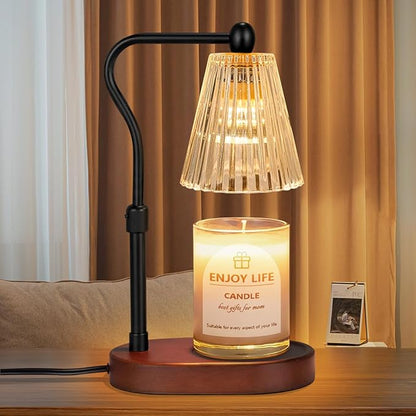 seenlast Candle Warmer Lamp with Timer Dimmer Adjustable Height,Mothers Day Gifts,Electric Wax Warmer Vintage Home Decor for Scented Jar Candles,Birthday Gifts for Women