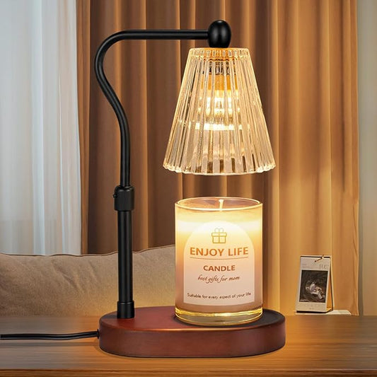 seenlast Candle Warmer Lamp with Timer Dimmer Adjustable Height,Mothers Day Gifts,Electric Wax Warmer Vintage Home Decor for Scented Jar Candles,Birthday Gifts for Women