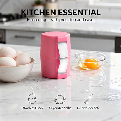 BOSREROY 3pcs Stainless Steel Egg Opener, Eggs Smell Opener Egg Cracker Tool Suitable For Hard Boiled Eggs Great For Home Kitchens