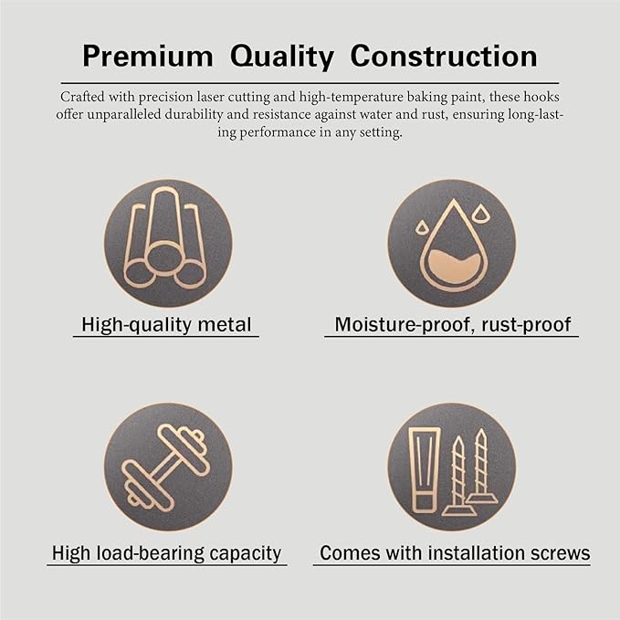 Metal Car Key Holder for Wall,Metal Key Organizer Wall Decorative with 7 Hooks,Black Wall Mount Key Holder for Entryway,Front Door,Hallway,Office