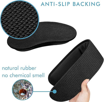 VAGAU Premium Keyboard Wrist Rest and Mouse Pad Wrist Support, Ergonomic Memory Foam Set for Office, Laptop, Mac, Computer and Gaming, Comfortable Typing &Wrist Pain Relief (2 Pack)
