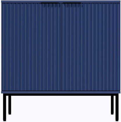 Fluted Sideboard, Buffet Cabinet with Storage, Wooden with Doors and Shelves, Accent Cabinet for Living Dining Room, Entryway