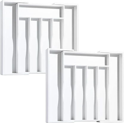 Kitchen Silverware Drawer Organizer and Storage Utensilios De Cocina Modernos Soporte Para Cucharas Trastes De Cocina Organizadores Platos Para Gabinetes Cajones Decoración Organizador Para Utensilios