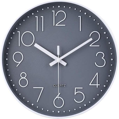 jomparis 16 Inch Large Wall Clock Silent Modern Elegant Simple Decor for Living Room Office