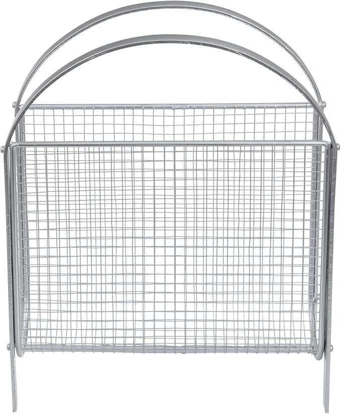 MyGift Magazine Rack, Floor Freestanding Magazine Holder for Bathroom Bedroom Office, Books Newspapers File Mail Organizer, Mid Century Modern Decor Wire Storage for Tablets and Documents