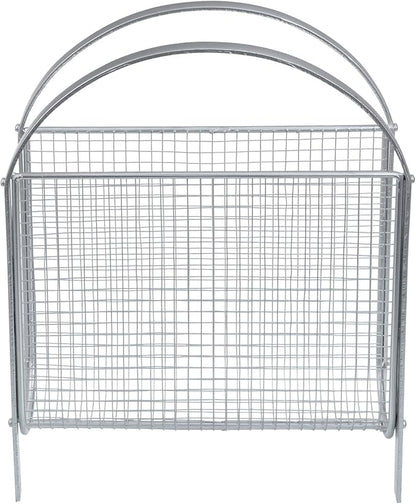 MyGift Magazine Rack, Floor Freestanding Magazine Holder for Bathroom Bedroom Office, Books Newspapers File Mail Organizer, Mid Century Modern Decor Wire Storage for Tablets and Documents