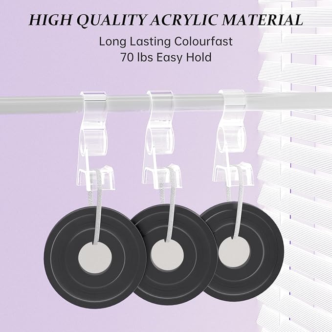 Acrylic Purse Hangers for Closet Organization | Multi-Purpose Durable Hooks for Handbags, Scarves, Hats & Belts (Clear, 12 Pack)