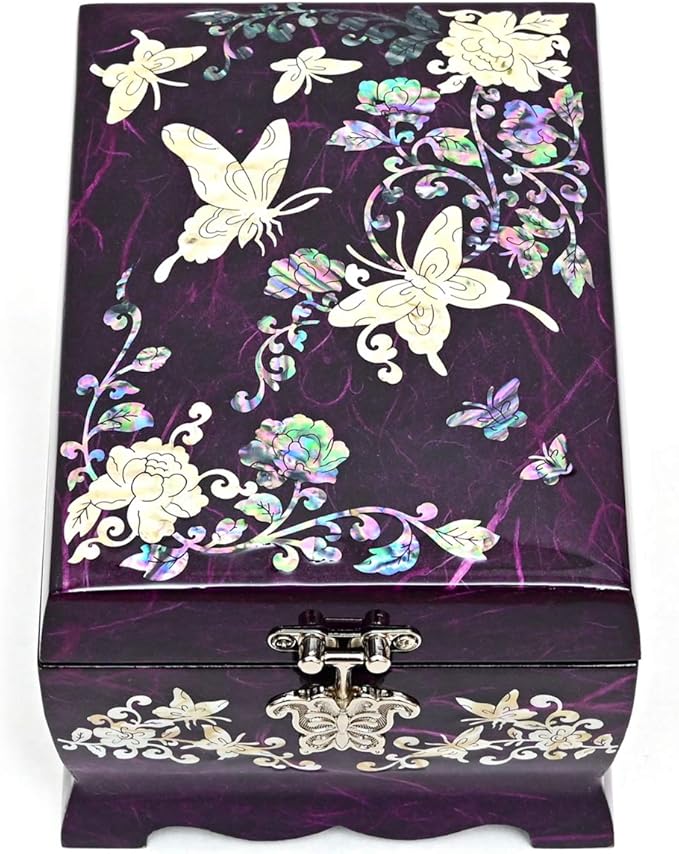 MADDesign Mother of Pearl Lacquered Jewelry Music Box