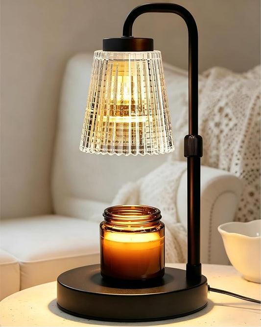 Banbanda Candle Warmer Lamp with Timer, Birthday Gifts for Women, House Warming Gifts New Home Decor – Height Adjustable Candle Lamp - with 2 Bulbs