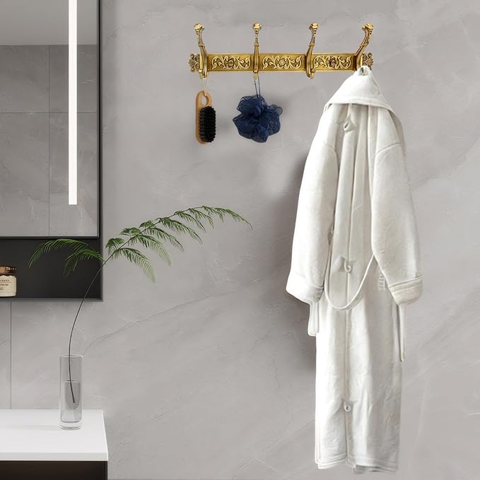 Coat Rack Wall Mount,Vintage Wall Hooks Coat Hooks Antique Towel Racks for Bathroom Entryway Wall Mounted CoatRack Clothes Heavy Duty