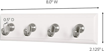 Command HOM-18Q-ES Key Rail, 0, Quartz (Pack of 8)