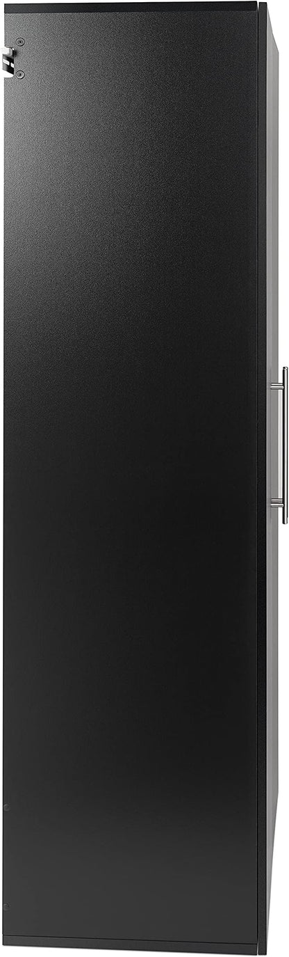 Prepac HangUps Large Storage Cabinet - Immaculate Black 36" Cabinet with Storage Shelves and Doors; Ideal for Bin and General Storage Solutions