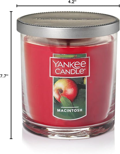 Yankee Candle Macintosh Scented, Classic 7oz Small Tumbler Single Wick Candle, Over 35 Hours of Burn Time