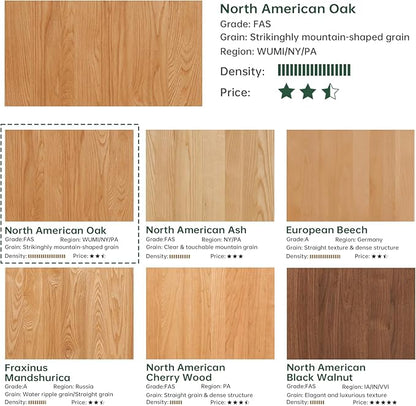 4-Tier Rolling Utility Cart with Lockable Wheels – Solid Oak Mobile Storage Trolley & Shelving Organizer for Kitchen, Living Room(Natural, 7.87" D x 15.75" W x 31.89" H)