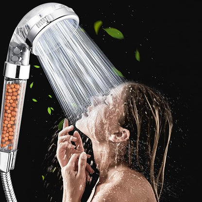 NOSAME Shower Head, Filter Filtration High Pressure Water Saving 3 Mode Function Spray Handheld Showerheads for Dry Skin & Hair