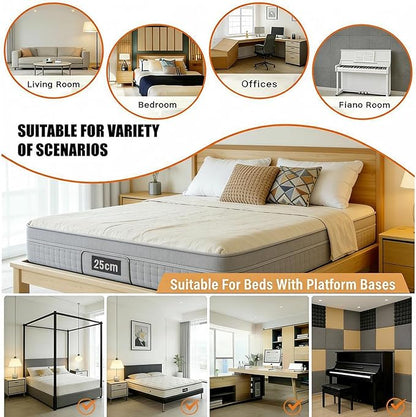 Bedside Shelf for Dorm Bunk Bed, Bed Side Table Tray Organizer, Clip On Nightstand, College Dorm Room Essentials, Bedside Tray with Cable Management for Dormitory, Back to School