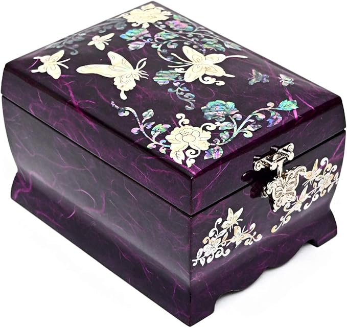 MADDesign Mother of Pearl Lacquered Jewelry Music Box