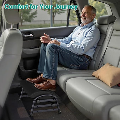 YEASHEIN Adjustable Foot Rest for Under Desk at Work, Ergonomic Under Desk Footrest with 6 Positions, Foot Stools for Under Office Desk Chair, Leg Rest for Home, Car, Computer, Gaming Accessories
