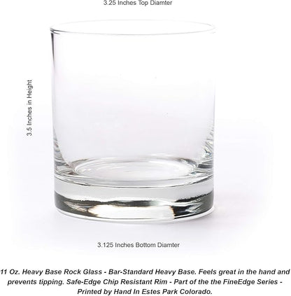 Black Lantern Fly Fishing Whiskey Glasses Set of 2 – 11oz Rock Tumblers with Screen-Printed Fly Patterns – Premium Bourbon & Scotch Barware for Fishermen and Outdoor Enthusiasts