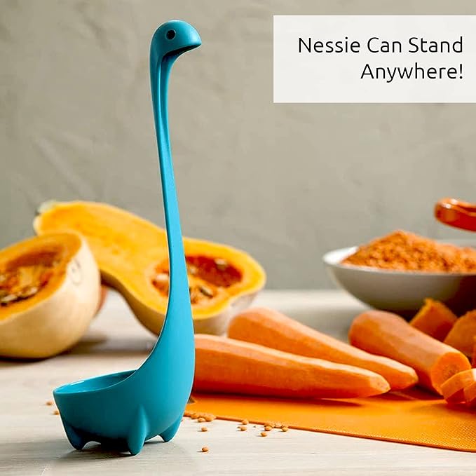 OTOTO The Original Nessie Ladle - Soup Ladle, Cute Gifts, Funny Kitchen Gadgets, Loch Ness design, Cooking Gifts for Mom - Cute and Practical Kitchen Utensils - Unique Gifts for Women