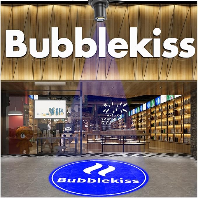 40W Custom GOBO P𝐫𝐨𝐣𝐞𝐜𝐭𝐨𝐫 Led Logo Lights Image for Store Business Outdoor and Indoor I𝐩𝟔𝟕 Waterproof with Remote Control (40, Watts)