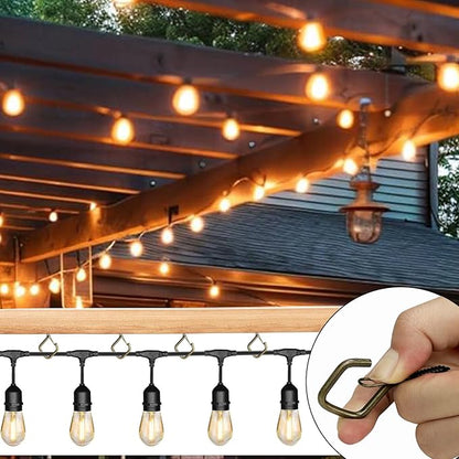 15 Pcs Bronze Eye Hooks Screw Heavy Duty,Ceiling Hooks for Hanging Plants,String Lights,Cup,Wind Chime,Bird Feeders. Plant Hanger Indoor&Outdoor