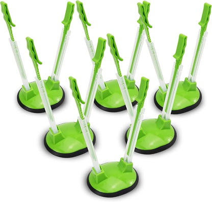 Ziplock Bag Holder Stand Adjustable For Plastic Freezer Bags/Hands Free Baggy Rack Gallon Bag Holder Stand,6 Pack/6pcs