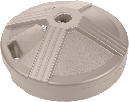 US Weight Durable 50 Pound Fillable Umbrella Base Designed to be Used with a Patio Table