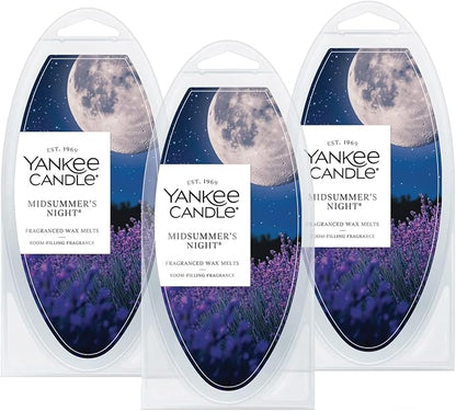Yankee Candle Midsummer's Night Wax Melts, Pack of 18, Suitable for All Wax Warmers