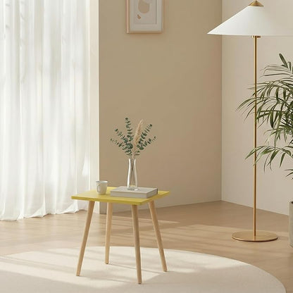 FORAOFUR Side Tables Living Room Set of 2, Small Wooden Table Accent Table Nursery Room, Bedroom, Accent Tables for Small Spaces, Easy Assembly
