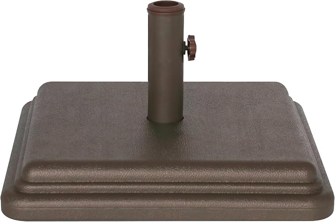 US Weight 40 Pound Umbrella Base - Weighted Umbrella Base For Use With Patio Table – Heavy Duty Base for Umbrella - Made in the USA - Multiple Colors Available