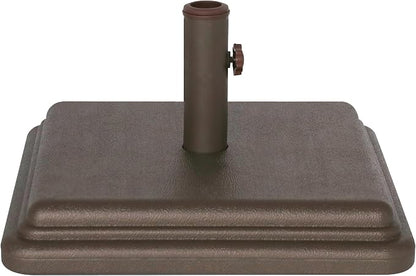 US Weight 40 Pound Umbrella Base - Weighted Umbrella Base For Use With Patio Table – Heavy Duty Base for Umbrella - Made in the USA - Multiple Colors Available