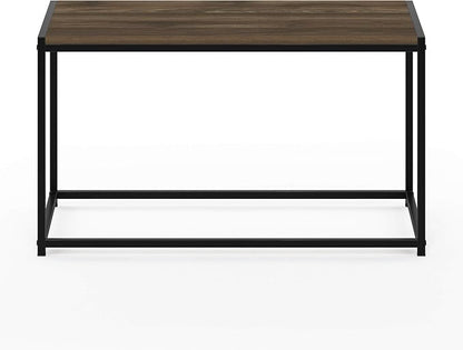 FURINNO Camnus Modern Living Coffee Table, Columbia Walnut