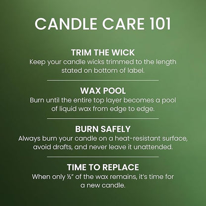 Yankee Candle Balsam & Cedar, Holiday Scented Candle, 22oz Large Jar with up to 150 Hour Burn Time, Giftable
