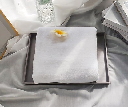 Gray Serving Tray (13.5 x 9.6 inch) for Serving Accessory, Perfect for Charcuterie, Cupcake Stand, Coffee Table Decor, Party Supplies, Bathroom Vanity & Breakfast in Bed.