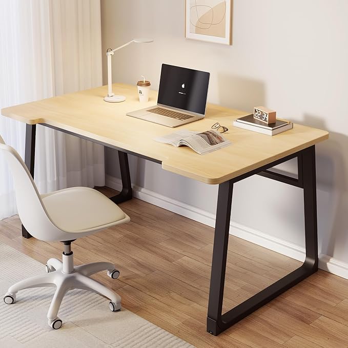 Small Computer Desk Gaming Desk 31.5 inch Modern Simple Style White Writing Study Table for Home Office Bedroom Living Room Easy Assembly