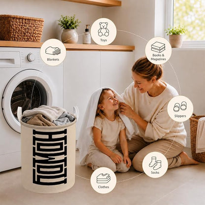 Boho Howdy Western Laundry Basket, Rustic Country Southwestern Cowboy Laundry Hamper Waterproof Collapsible Clothes Toys Storage Bin Organizer for Bedroom Bathroom Home