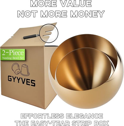 Large Capacity Coffee Pod Holder – Stainless Steel Pod Organizer and Holder | Stylish Coffee Bar Accessories & Countertop Storage (2-Pack Gold, M+L)