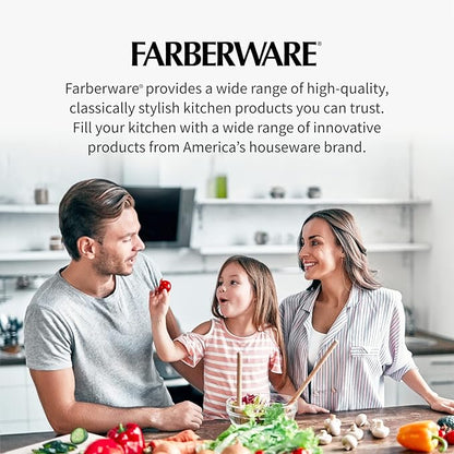 Farberware Meat Masher and Chopper Tool with 5 Beveled Blades - Ground Beef Chopper, Potato Masher, Batter Stirrer - Heat Resistant to 450 F, Dishwasher Safe