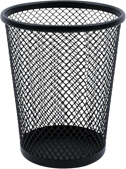 HSYMQ Desk Pencil Pen Holder, Wire Mesh Pen Cup Holder for Desk Organizer and Office Desk Accessories (1 Pack)
