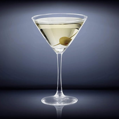 DISCOUNT PROMOS Martini Glasses by ARC 10 oz. Set of 10, Bulk Pack - Perfect for Hotel, Bar, Restaurant or Lounge - Clear