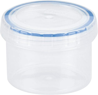 LocknLock Easy Essentials Twist Food Storage lids/Airtight containers, BPA Free, Short - 5 oz - for Candies, Clear