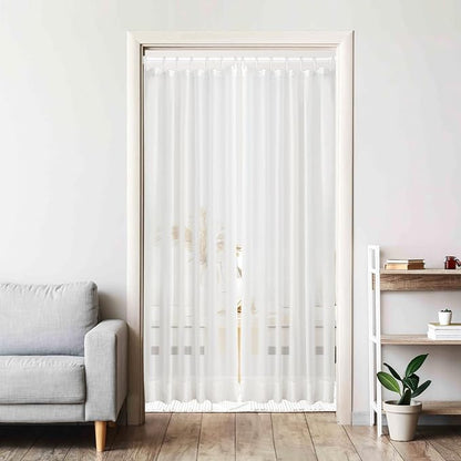 AIZESI Spring Tension Rods Adjustable Tension Curtain Rod Small Tension Rod No Drilling Expandable Spring Loaded Curtain Tension Rod?White,45" to 77"-2Pcs)